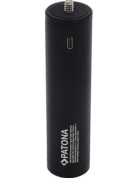 POWER BANK HANDGRIP 6000MAH USB PER STATIVI E SELFIESTICK CON ATTACCO 1/4